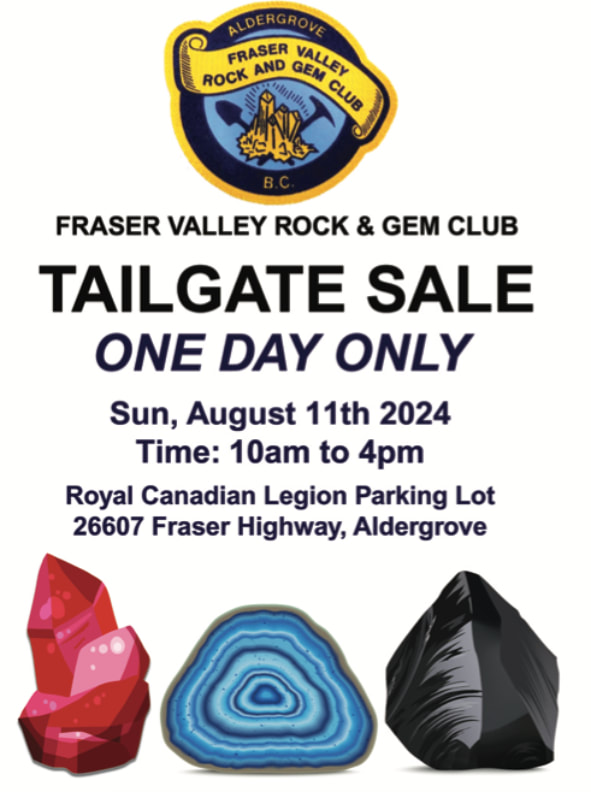 Fraser Valley Rock and Gem Club Tailgate Sale